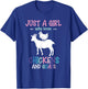 Farm Animals Farmer Farmer Chickens Goats Girls T-Shirt - T-Shirt | Royal