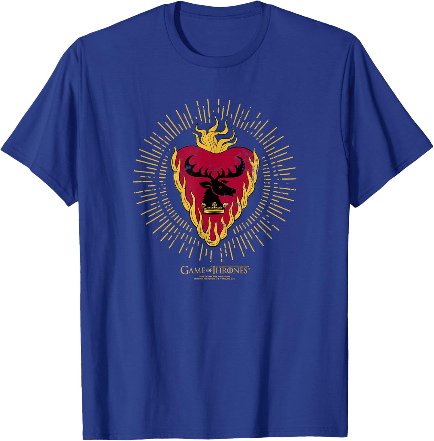 Game of Thrones Stannis Baratheon Burst Sigil T-Shirt - T-Shirt | Royal