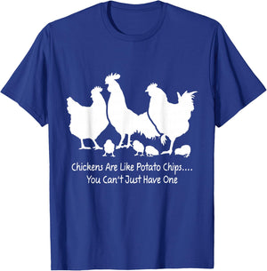 Hen Humor Funny Chicken Shirts for Chicken Lovers T-Shirt - T-Shirt | Royal