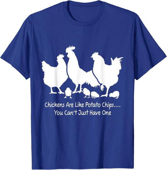 Hen Humor Funny Chicken Shirts for Chicken Lovers T-Shirt - T-Shirt | Royal