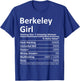 Berkeley Girl CA California Funny City Home Roots USA Gift Small T-Shirt - T-Shirt | Royal