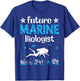 Funny Future Marine Biologist Ocean Student Biology Gift T-Shirt - T-Shirt | Royal