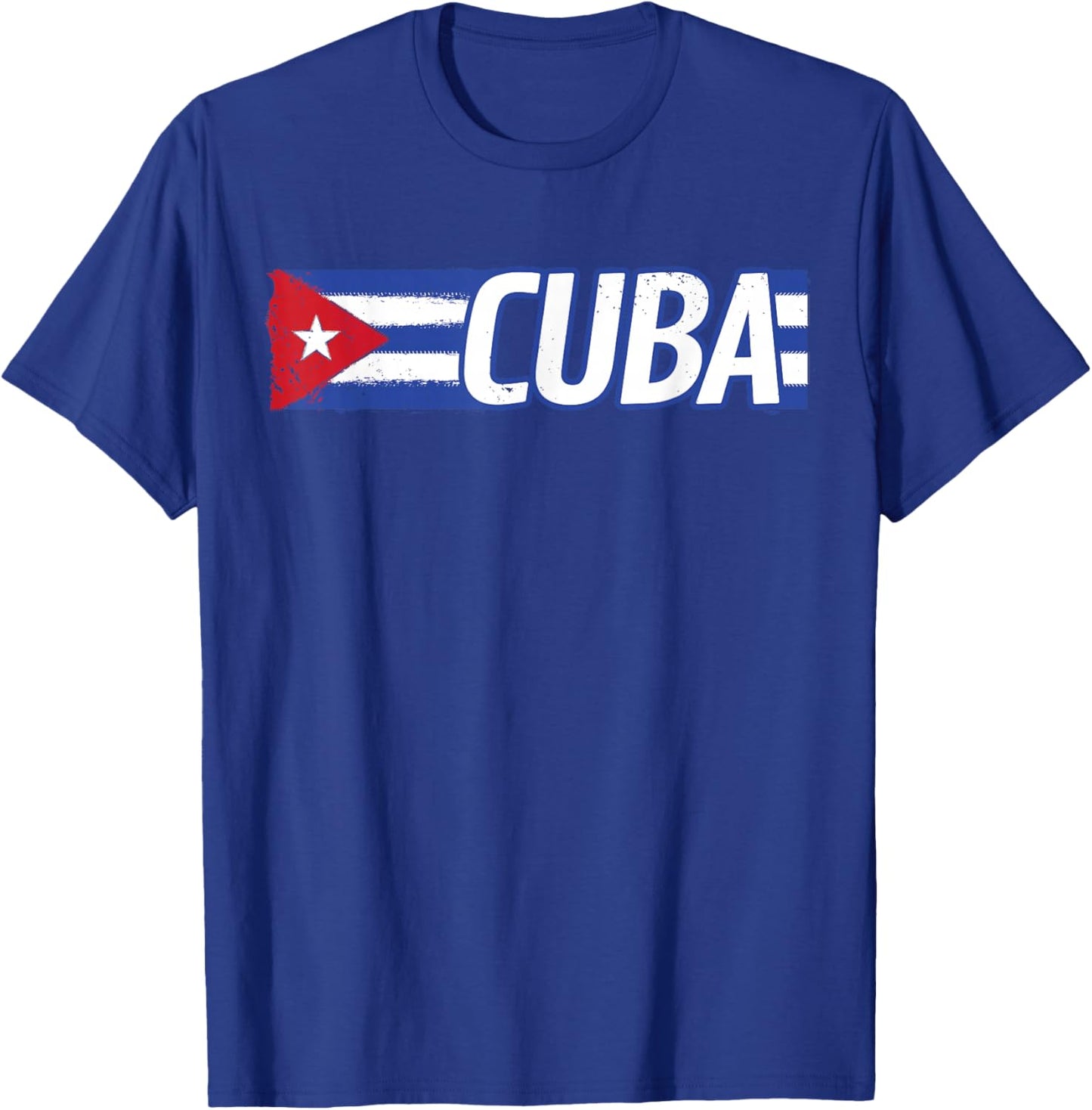 Cuban Flag Shirt Cuban Heritage Month Patriotic T-Shirt - T-Shirt | Royal