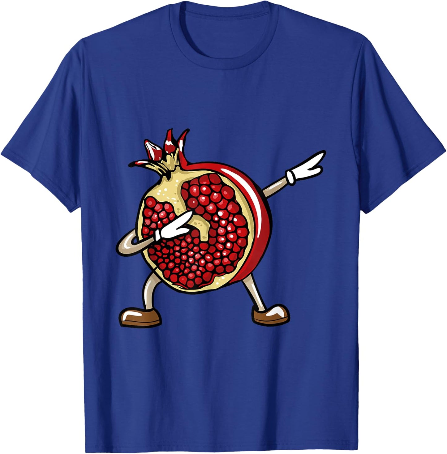 Funny Dabbing Pomegranate Lover Fruit Love T-Shirt - T-Shirt | Royal