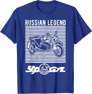 Ural Motorcycle Offroad Motorcycle Rider T-Shirt - T-Shirt | Royal