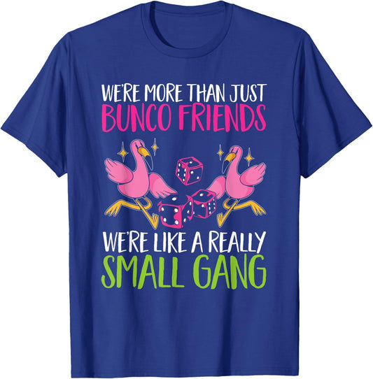 Bunco Game Flamingo Bunco Friends T-Shirt - T-Shirt | Royal