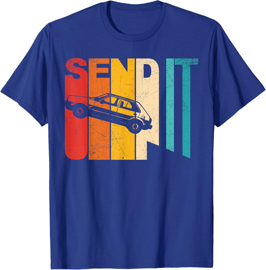 Send It Race Car Meme Shirt T-Shirt - T-Shirt | Royal