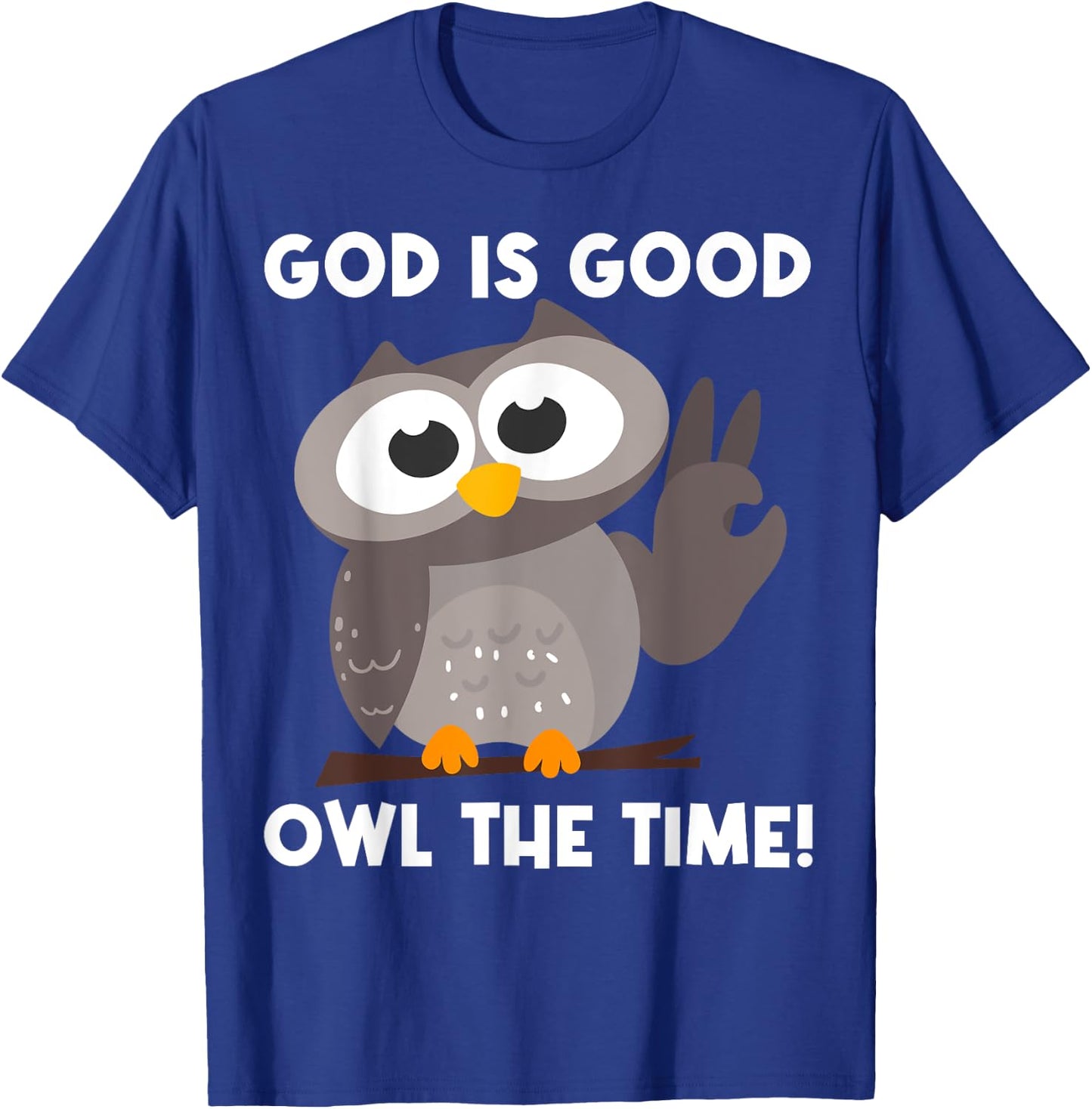Owl Gift Women Boys Girls Nocturnal Bird Owl Lovers T-Shirt - T-Shirt | Royal