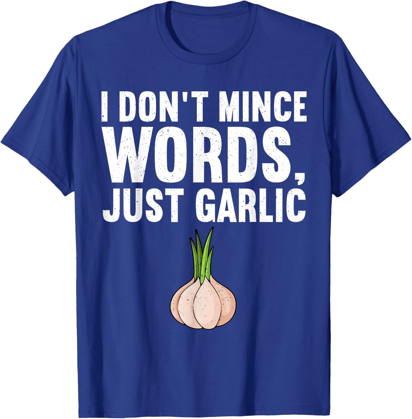 Funny Garlic Art Women Vegetable Food Garlic Lover T-Shirt - T-Shirt | Royal