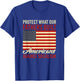 Americans Against Socialism Anti Socialism T-Shirt - T-Shirt | Royal