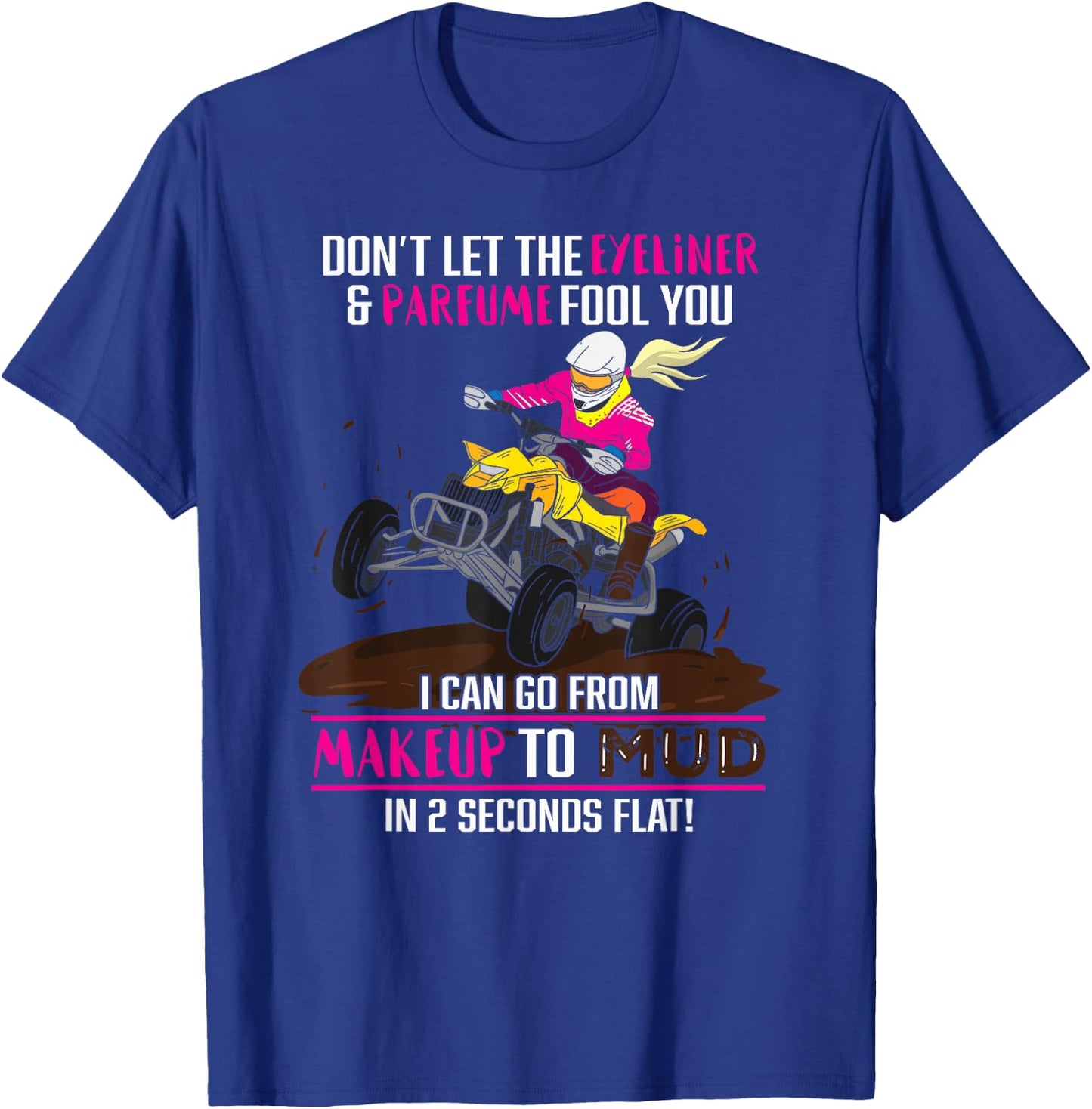 Quad Bike Gift ATV Quad Biker Funny Offroad T-Shirt - T-Shirt | Royal