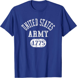 Military Army United States Vintage 1775 Officially Licensed T-Shirt - T-Shirt | Royal
