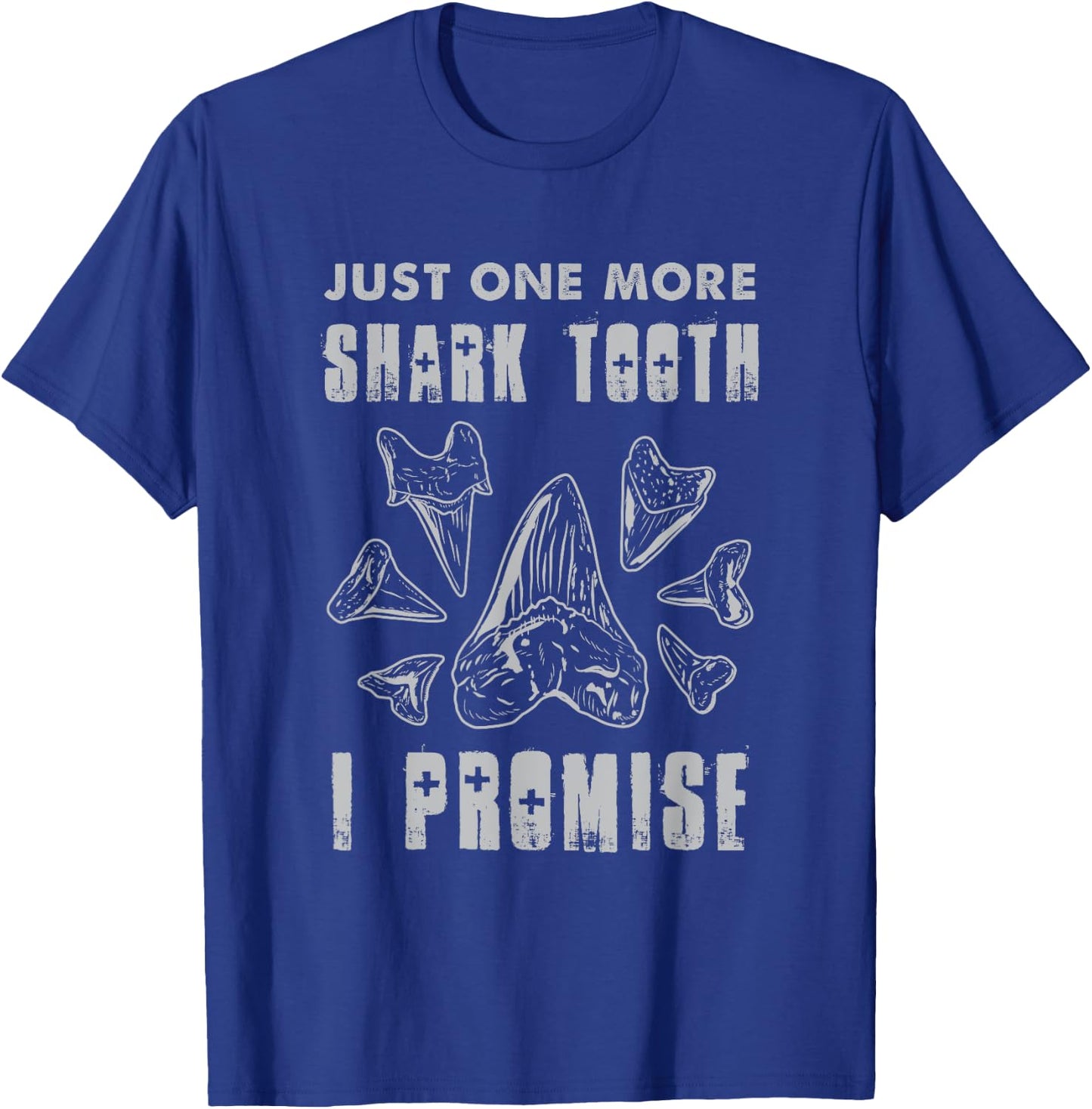 Shark Tooth Gift A Fossil Hunter T-Shirt - T-Shirt | Royal