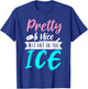 Women Girls Hockey Goalie Hockey Player Funny Ice Hockey T-Shirt - T-Shirt | Royal