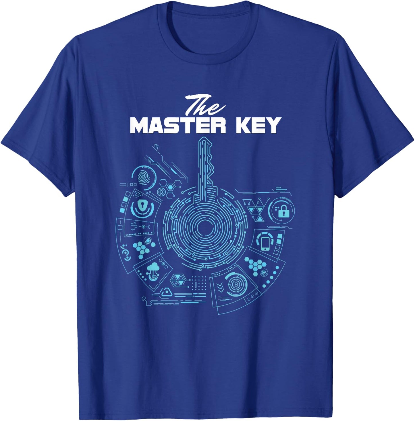Lockpick Lock Picking The Master Key T-Shirt - T-Shirt | Royal