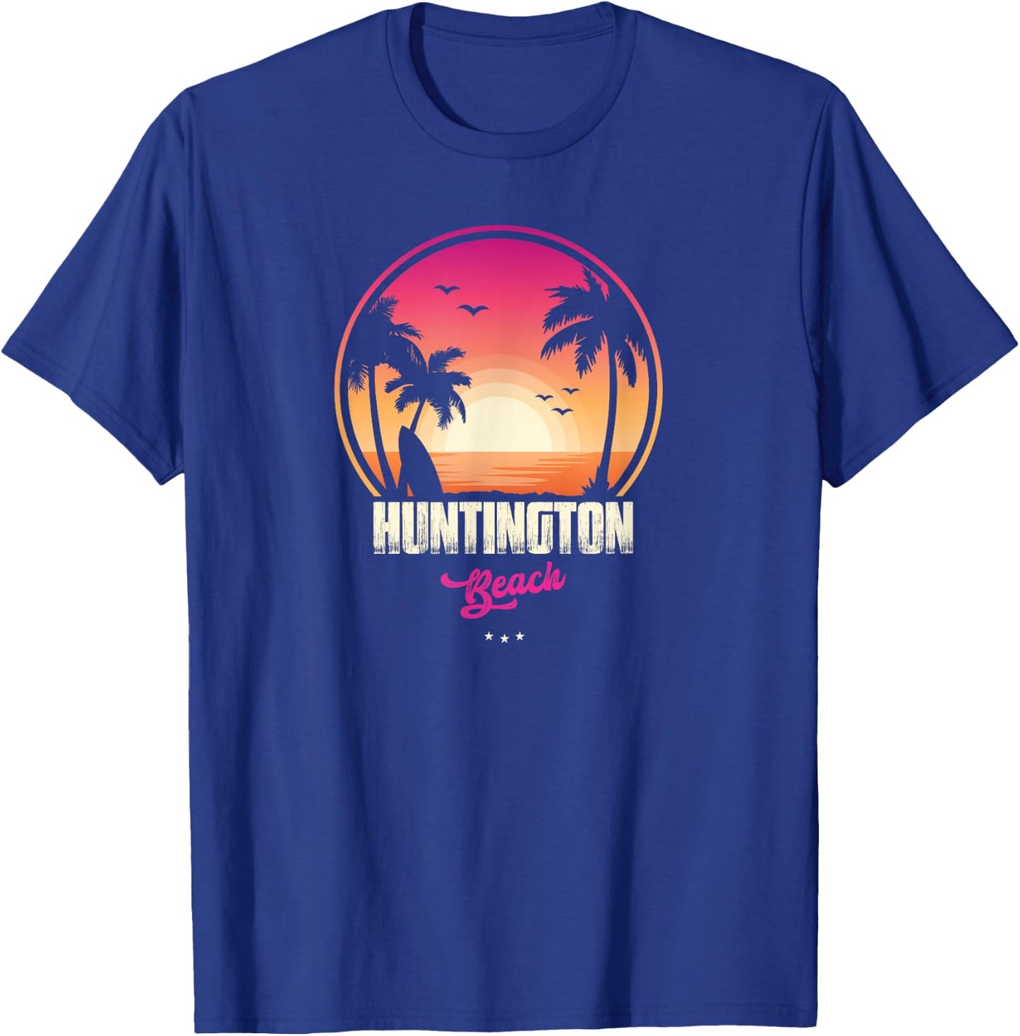 Huntington Souvenir - Beach Reminder T-Shirt - T-Shirt | Royal