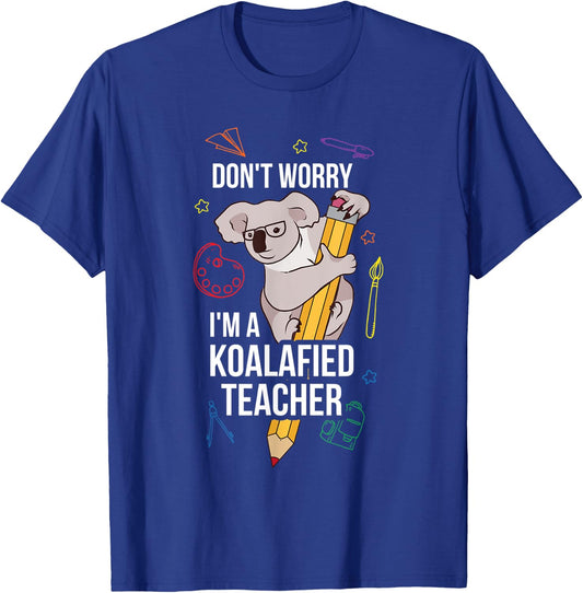 Koalafied Teacher T-Shirt - T-Shirt | Royal