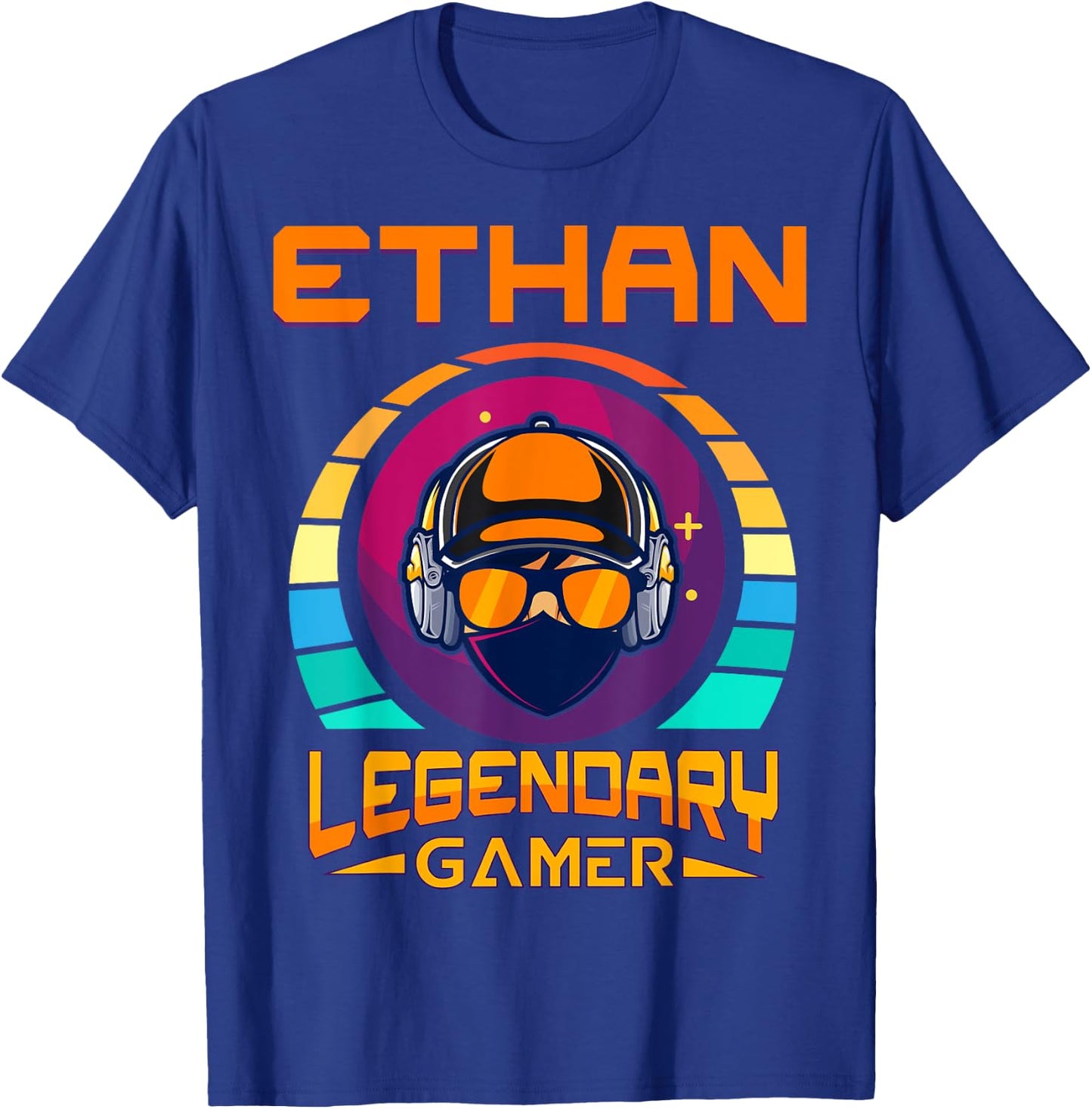 Ethan Legendary Gamer - Personalised Name Gift T-Shirt - T-Shirt | Royal