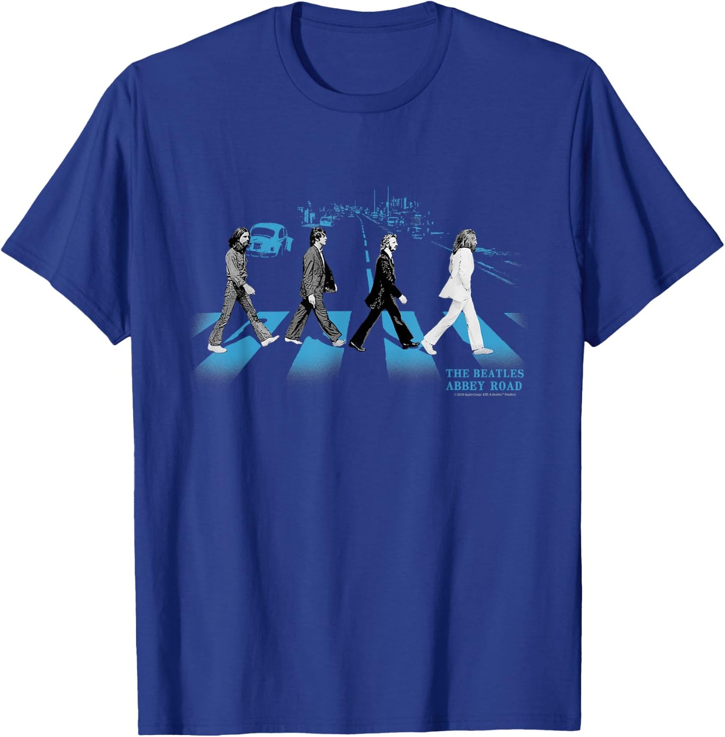 The Beatles - Abbey Road street blues T-Shirt - T-Shirt | Royal