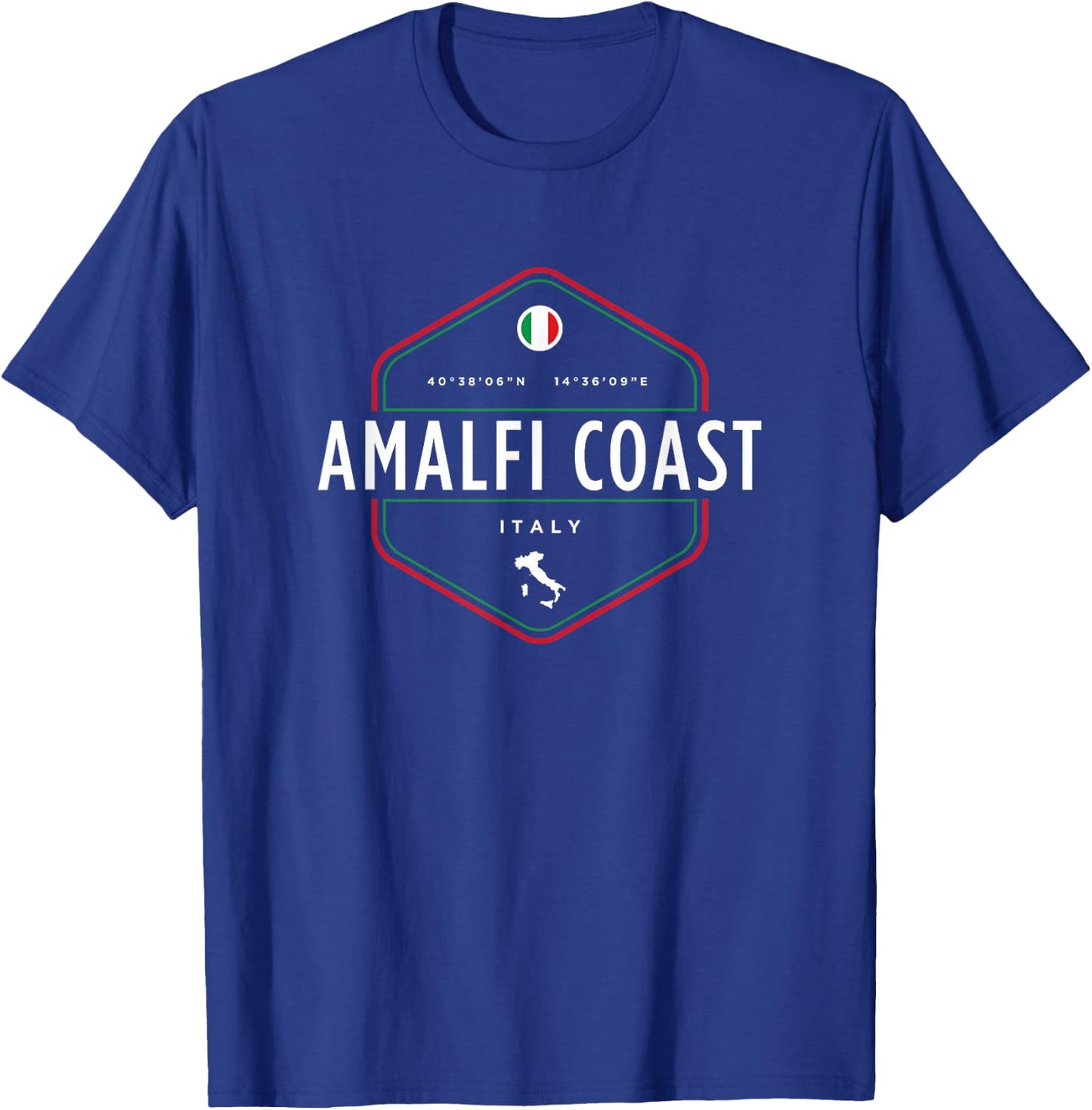 Amalfi Coast Italy T-Shirt - T-Shirt | Royal