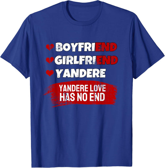 Yandere Love Club I Japanese Anime Yandere T-Shirt - T-Shirt | Royal