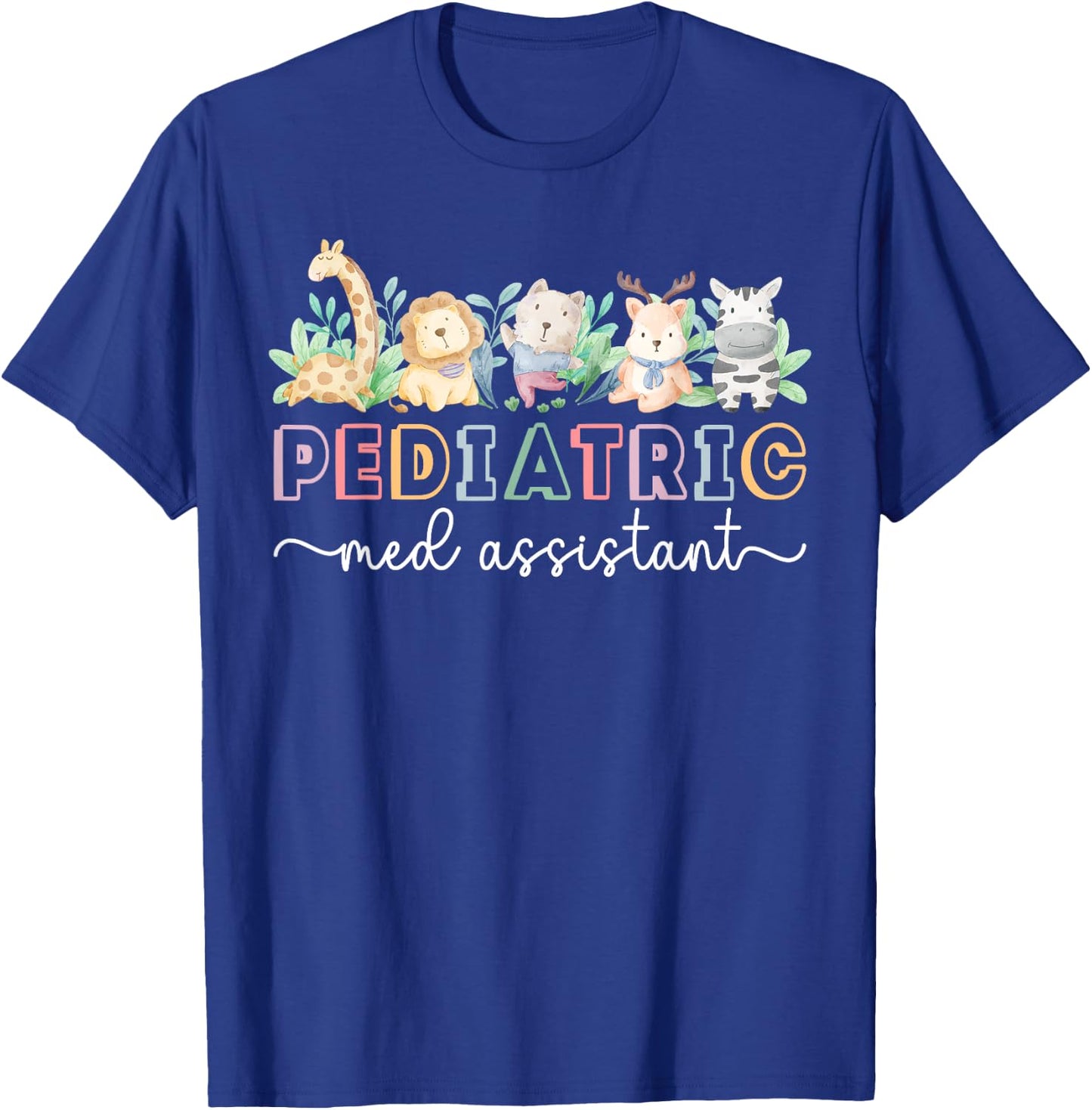Pediatric Med Assistant Boho Peds Medical Assistant T-Shirt - T-Shirt | Royal