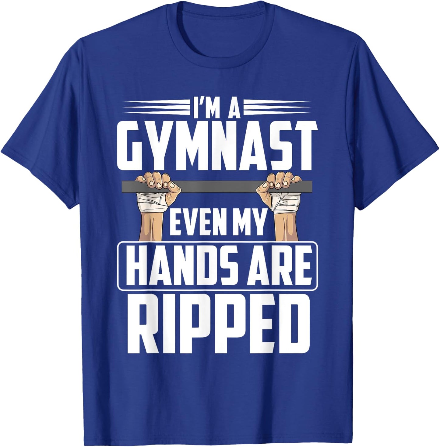 Funny Gymnastics Gift Boys Men | Cute Gymnast Sports T-Shirt - T-Shirt | Royal