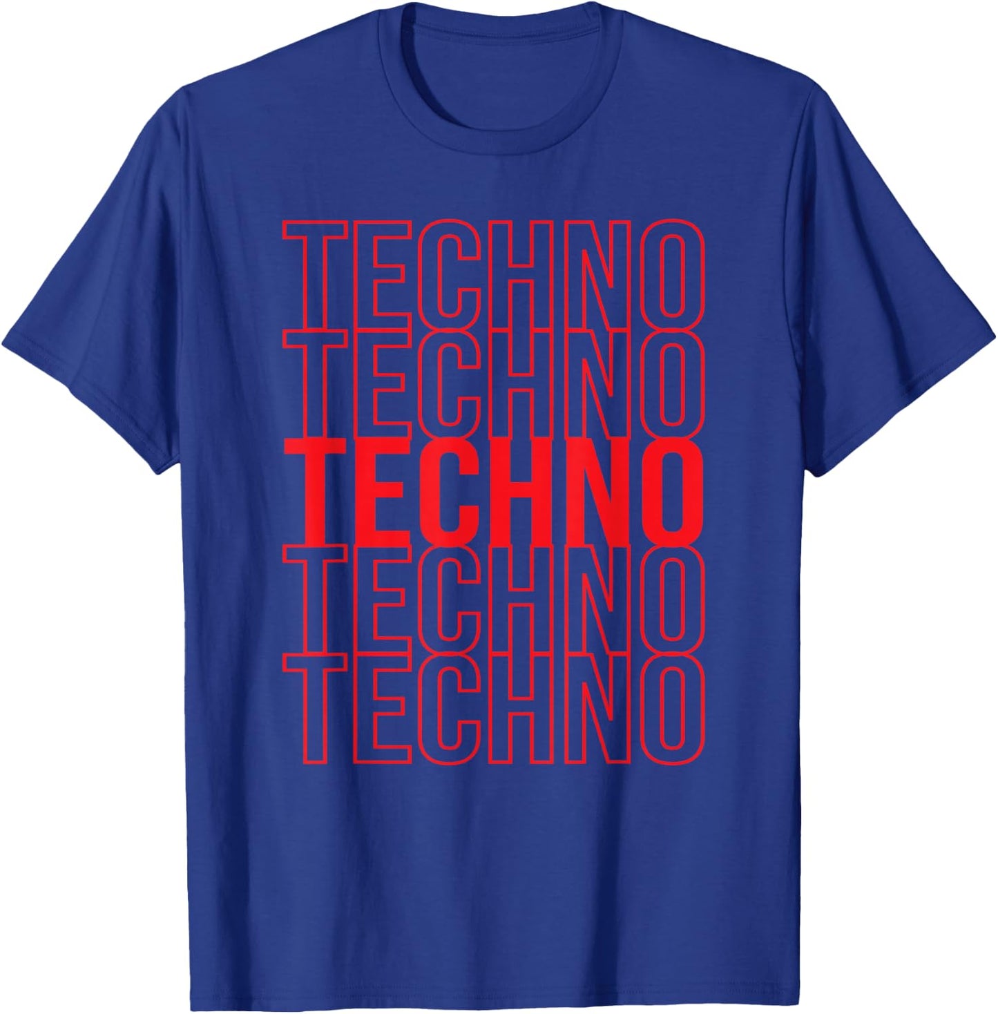 Techno Music - DJ Rave EDM Festival T-Shirt - T-Shirt | Royal