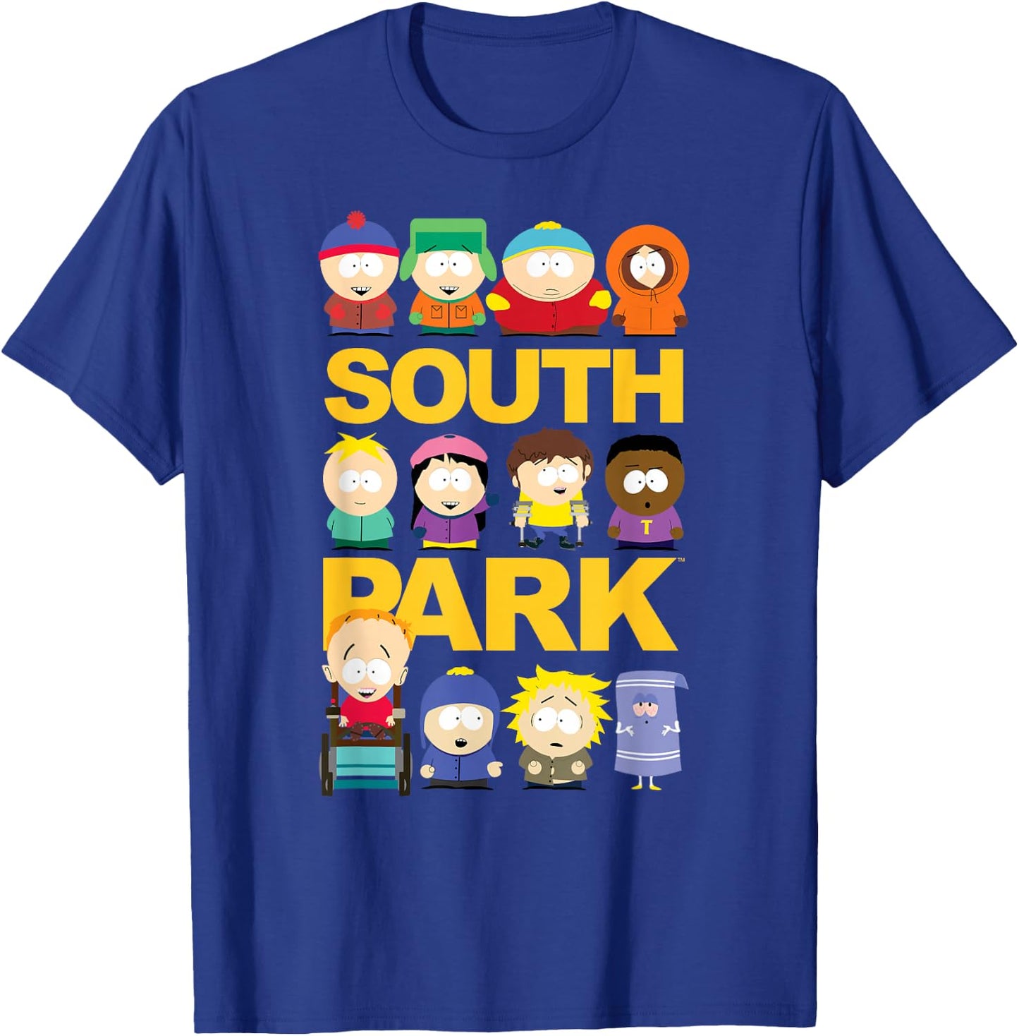 South Park Jumbo Group T-Shirt - T-Shirt | Royal