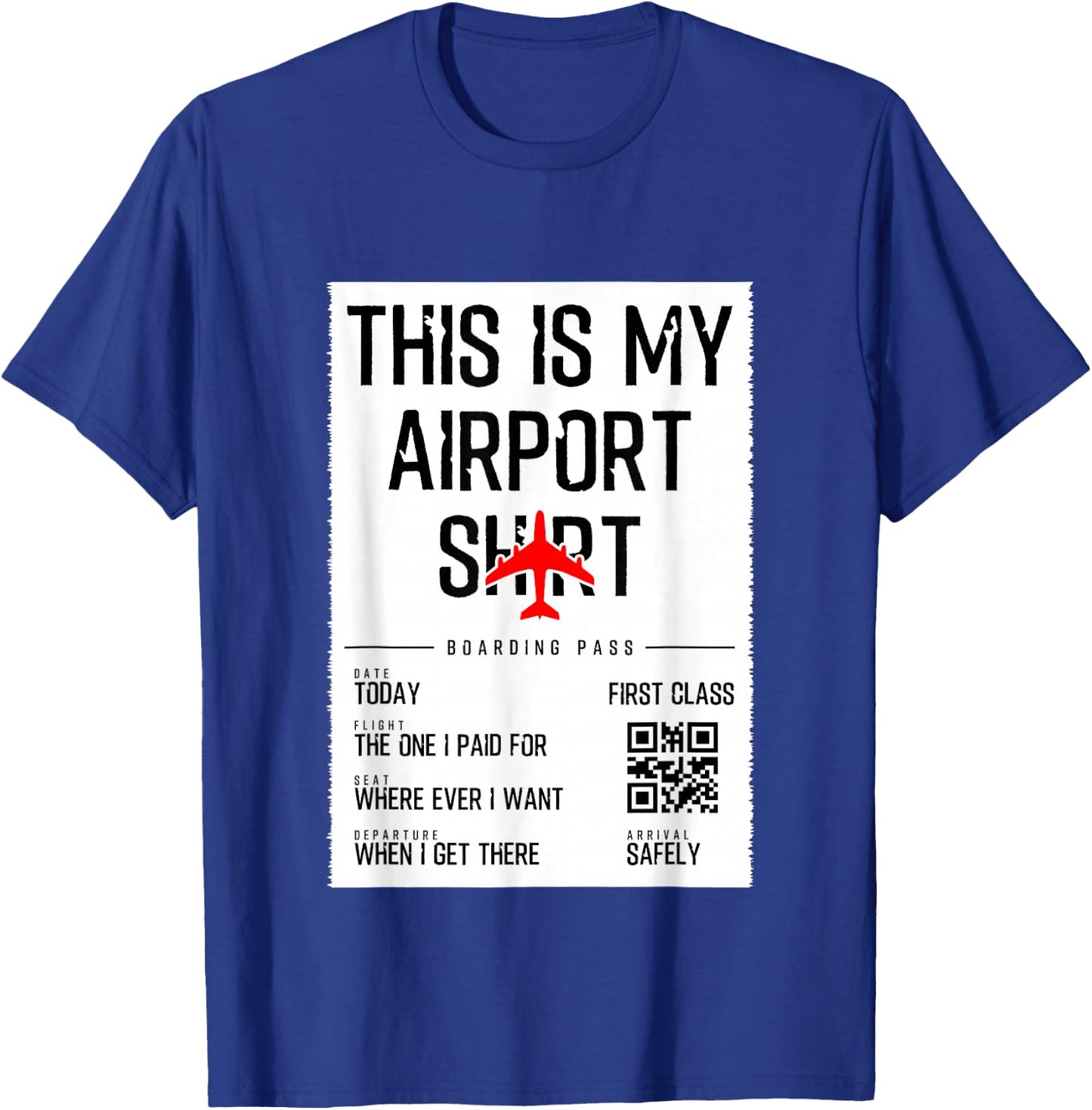 This is My Airport Shirt Family Travel T-Shirt - T-Shirt | Royal