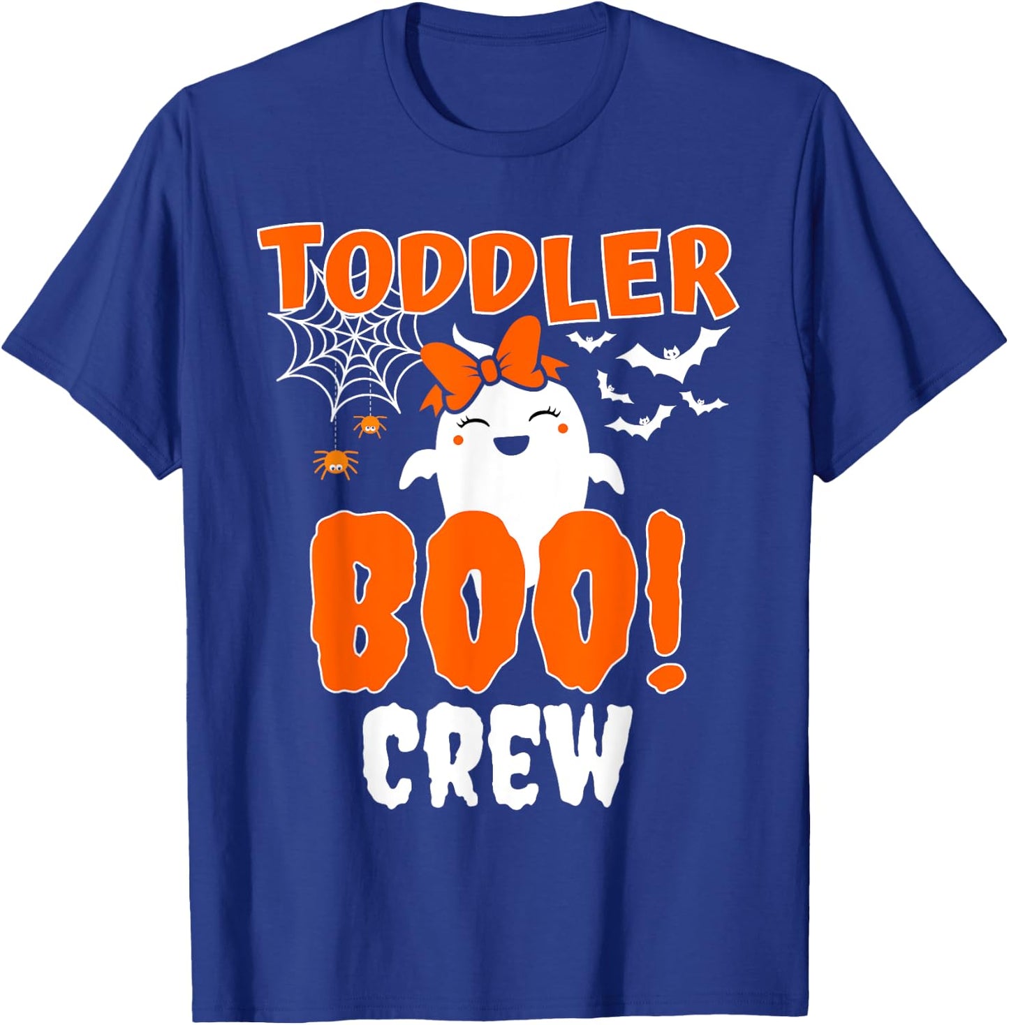 Girl Toddler Boo Crew Daycare Teacher Halloween Party T-Shirt - T-Shirt | Royal