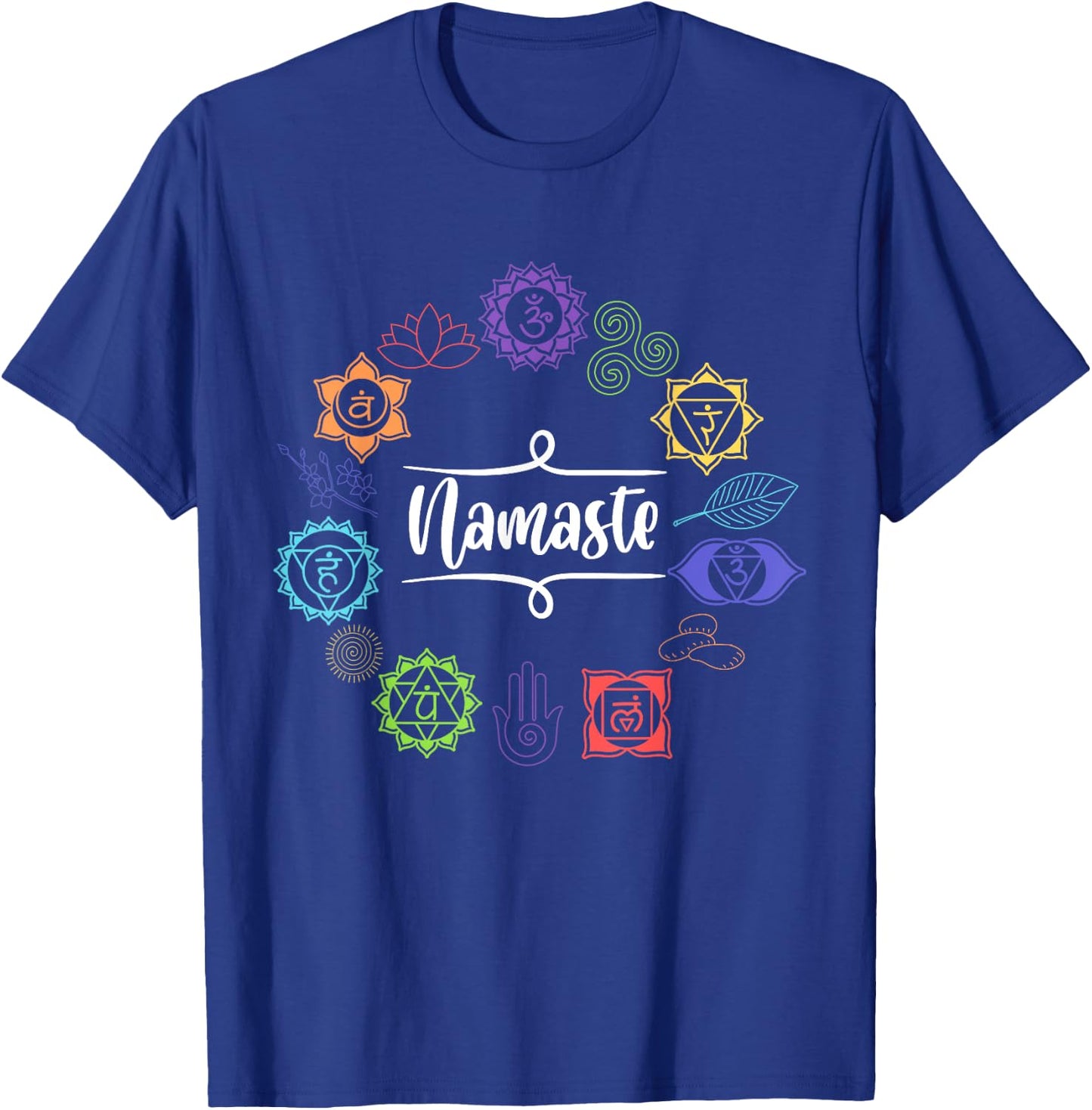 Namaste Yoga Meditation Calm Soul and Body Yoga Teacher Men Women Girls Kids T-Shirt - T-Shirt | Royal