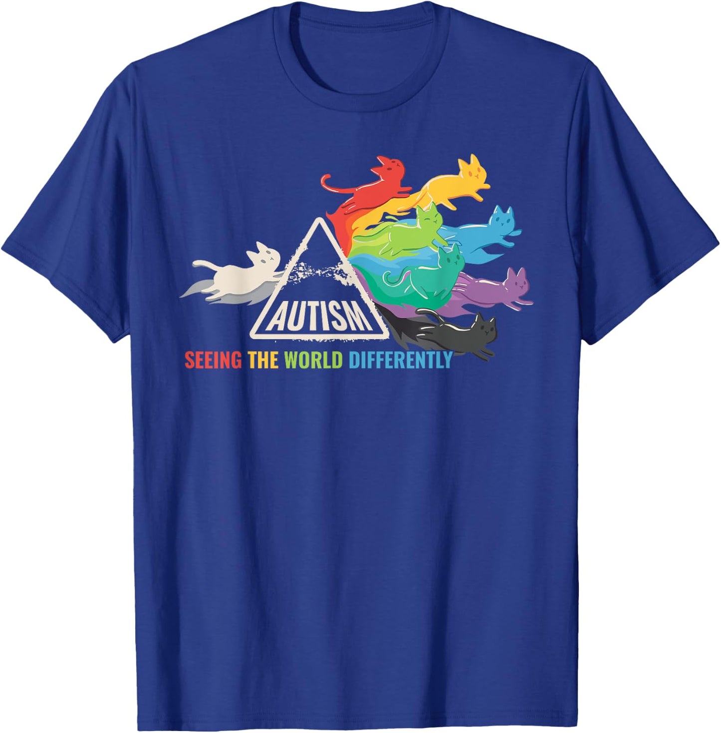 Autism Seeing The World Differently T-Shirt - T-Shirt | Royal