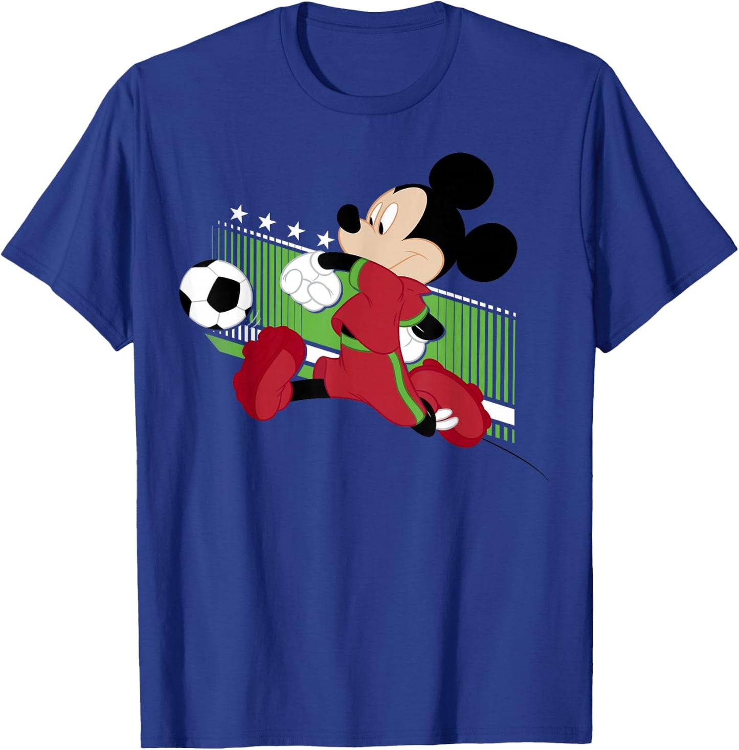 Disney Mickey and Friends Mickey Mouse Portugal Soccer T-Shirt - T-Shirt | Royal