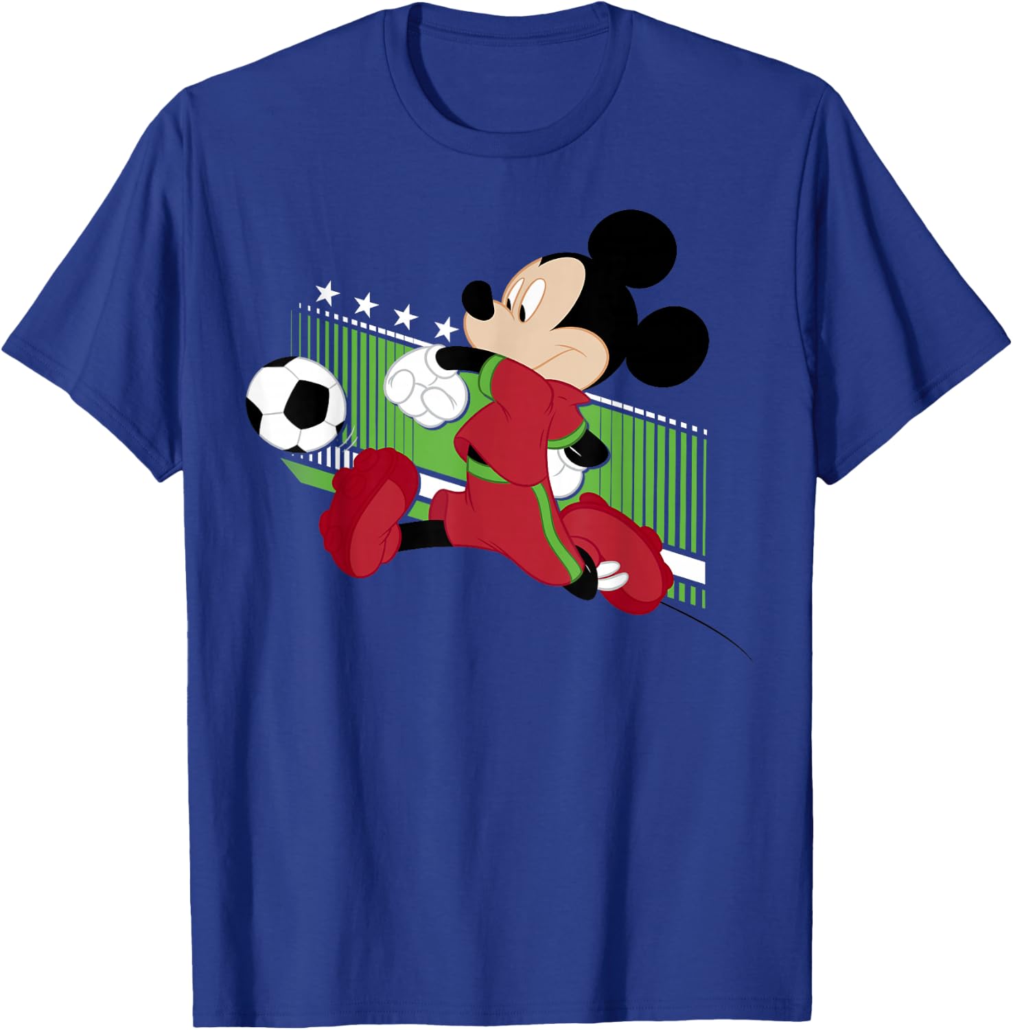 Disney Mickey and Friends Mickey Mouse Portugal Soccer T-Shirt - T-Shirt | Royal