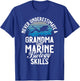 Never underestimate a Grandma with Marine Biology Skills T-Shirt - T-Shirt | Royal