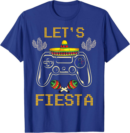 Cinco de Mayo Video Games Gaming Controller Gamer Boys Girls T-Shirt - T-Shirt | Royal