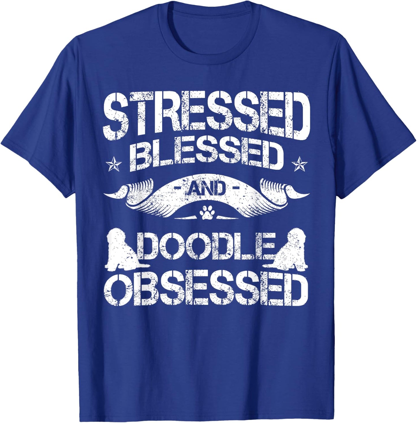Doodle Lover Goldendoodle Groodie Dog Owner Crossbreed Breed Men Women Girls Kids T-Shirt - T-Shirt | Royal
