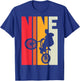 9 Year Old BMX Birthday Gift Party Boys Dirt Biking 9th T-Shirt - T-Shirt | Royal