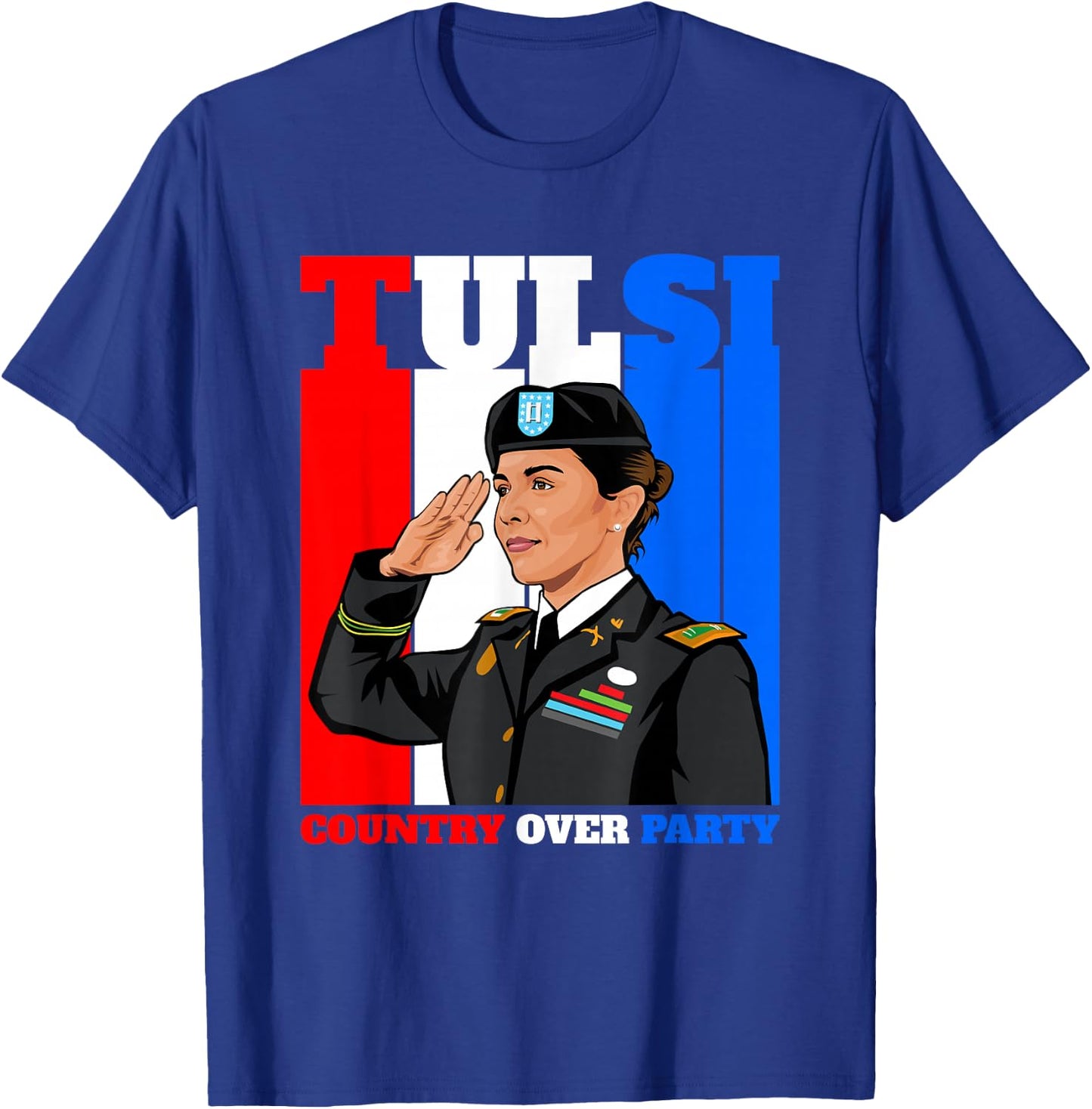 Tulsi Gabbard for First Female President 2028 T-Shirt - T-Shirt | Royal