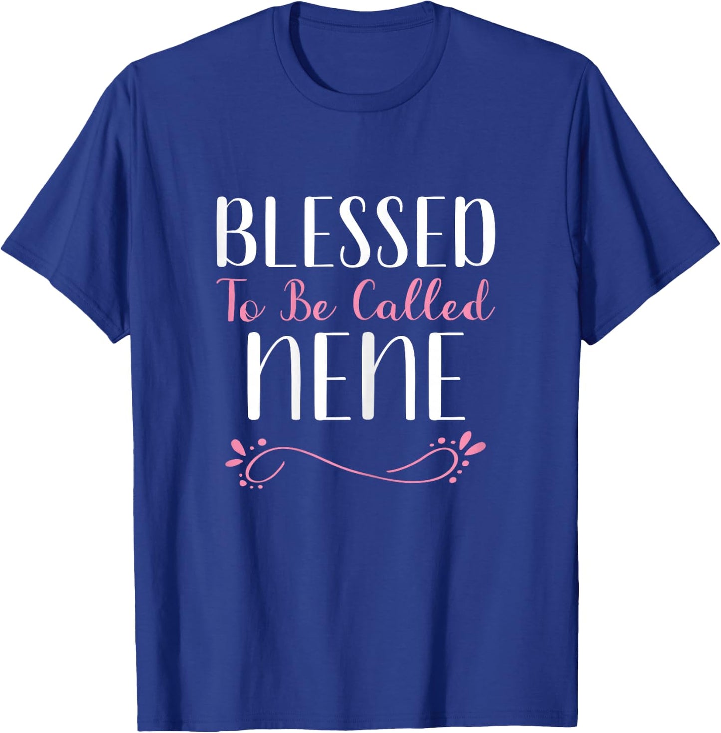Blessed To Be Called Nene Grandma Cute Cool T-Shirt - T-Shirt | Royal