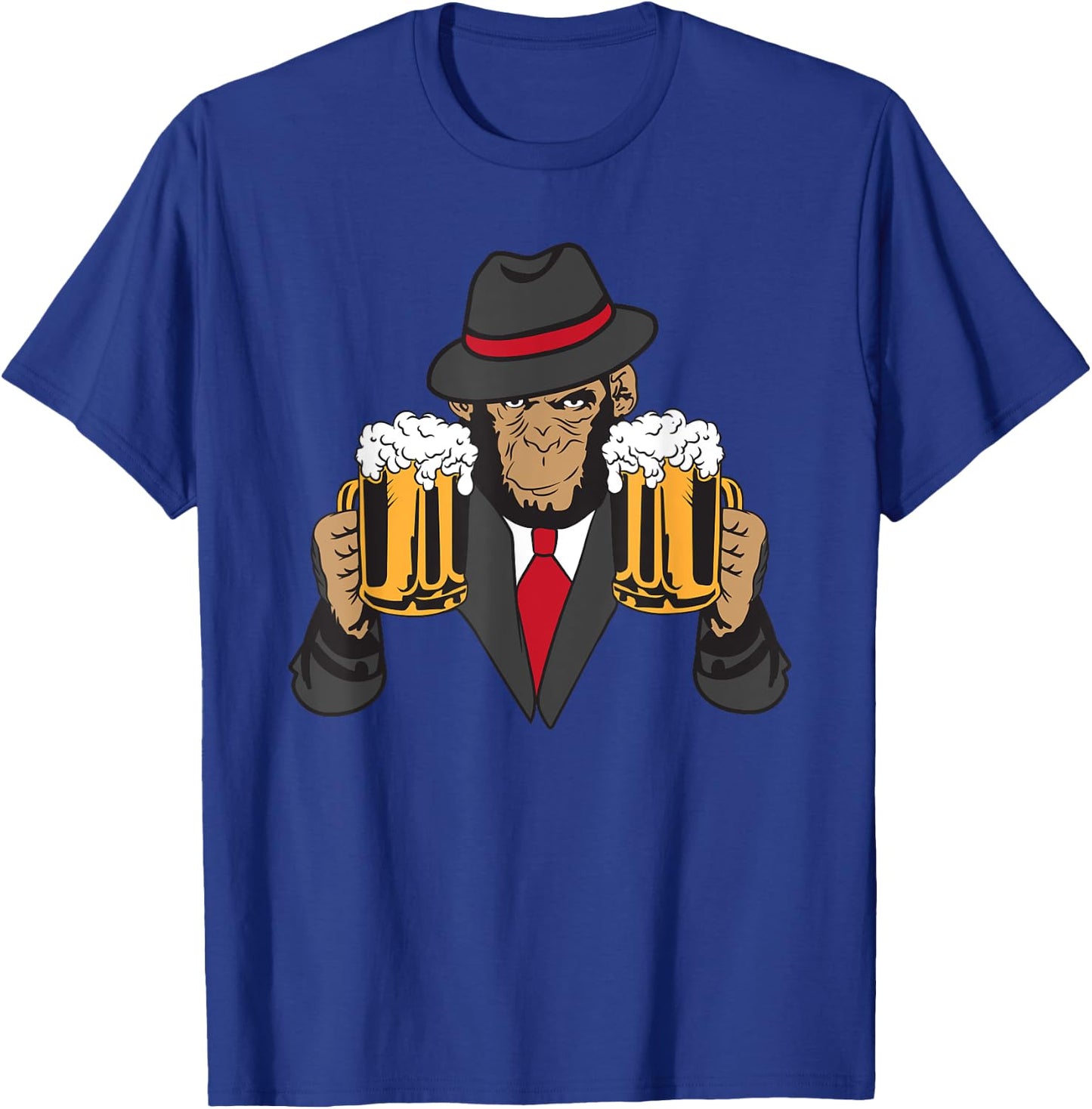 Drunk Monkey T-Shirt - T-Shirt | Royal