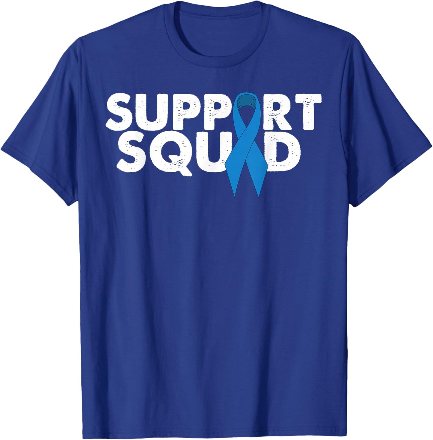 Colon Cancer Support Squad T-Shirt - T-Shirt | Royal