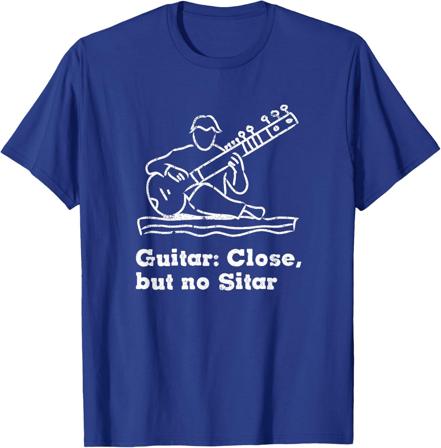 Funny Sitar Indian and India music Sitar player gift T-Shirt - T-Shirt | Royal