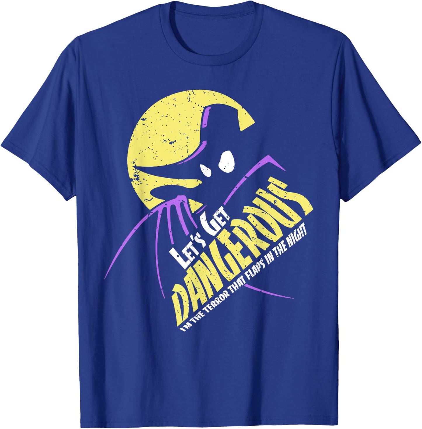 Cartoon Let's Get Dangerous Noir T-Shirt - T-Shirt | Royal