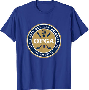 OFGA Old Farts Golfers Association funny senior golf T-Shirt - T-Shirt | Royal