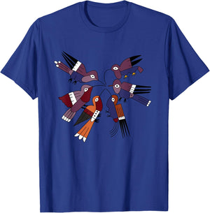 Nazca Hummingbird Tribal Ceramic Art Ancient Birds Peru Bird T-Shirt - T-Shirt | Royal