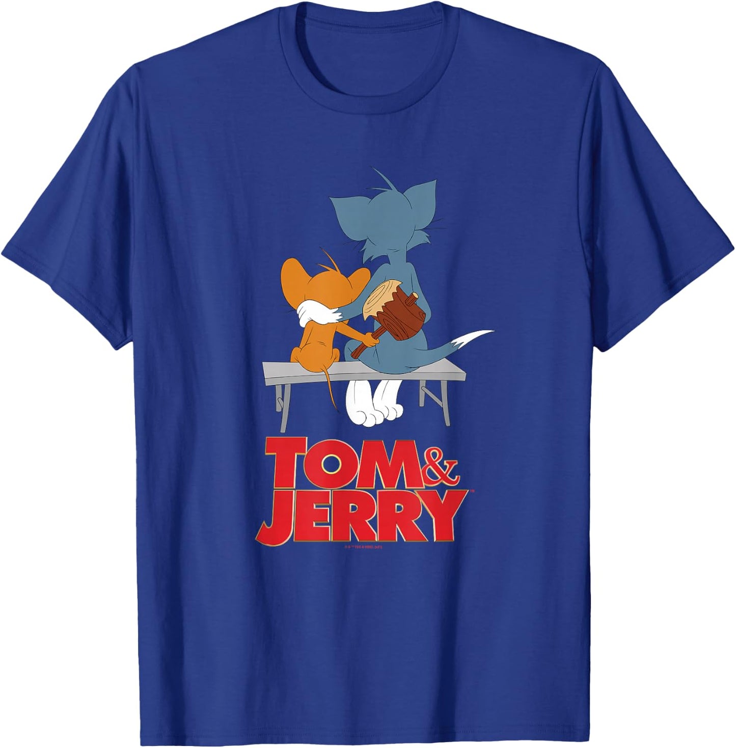 Tom & Jerry Movie Park bench T-Shirt - T-Shirt | Royal