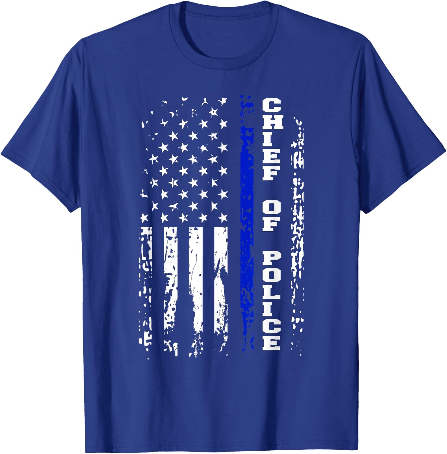 Police Chief Shirt Chief of Police Rank T-Shirt - T-Shirt | Royal