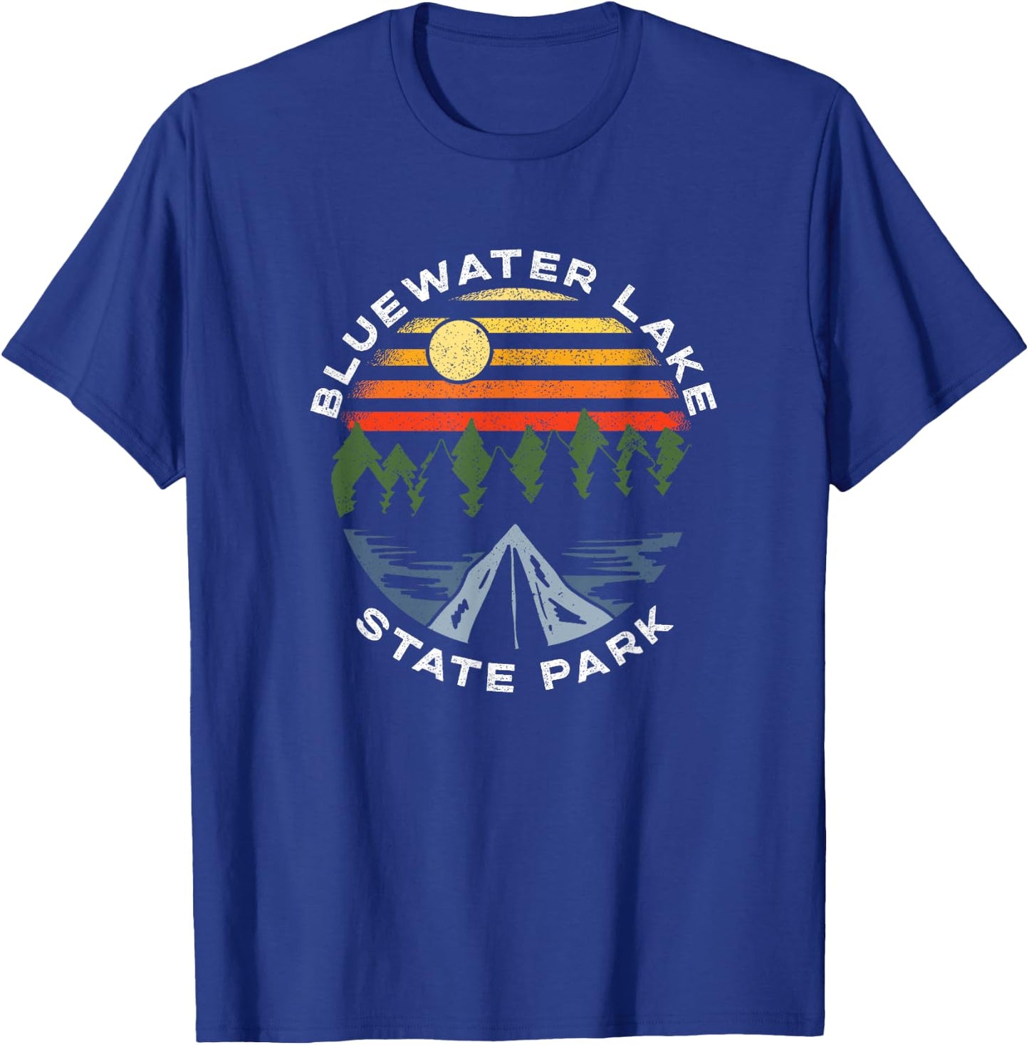 Bluewater Lake State Park New Mexico Camping Vacation T-Shirt - T-Shirt | Royal